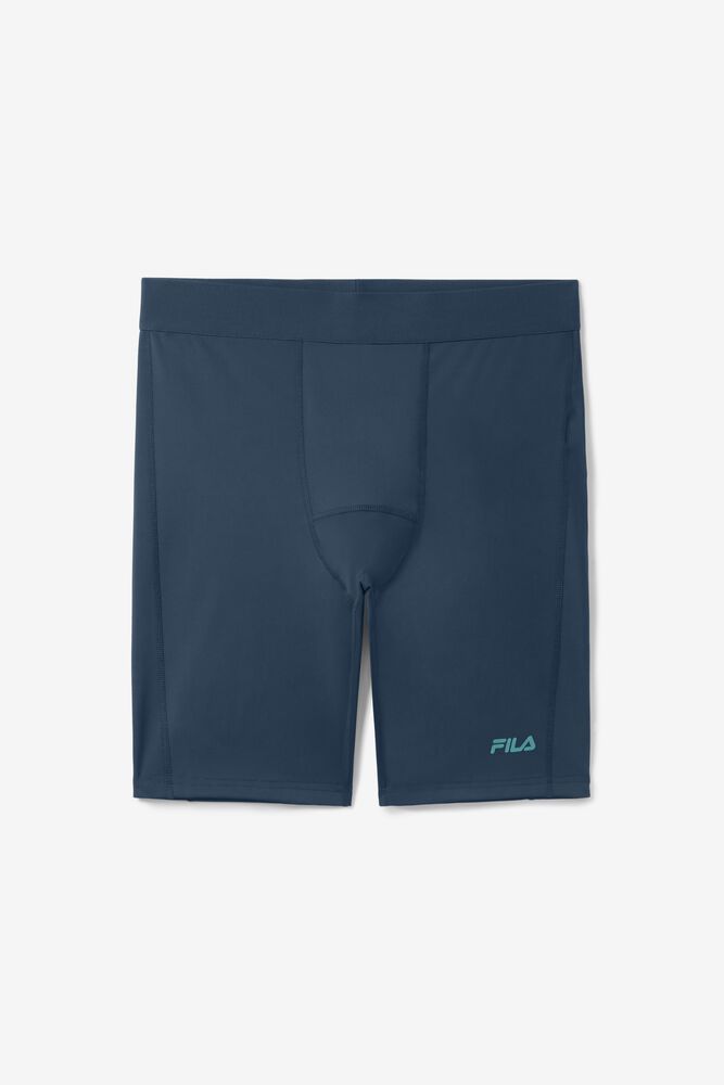 Fila Shorts Mens Navy - Marathon Compression - Philippines 3184702-QF